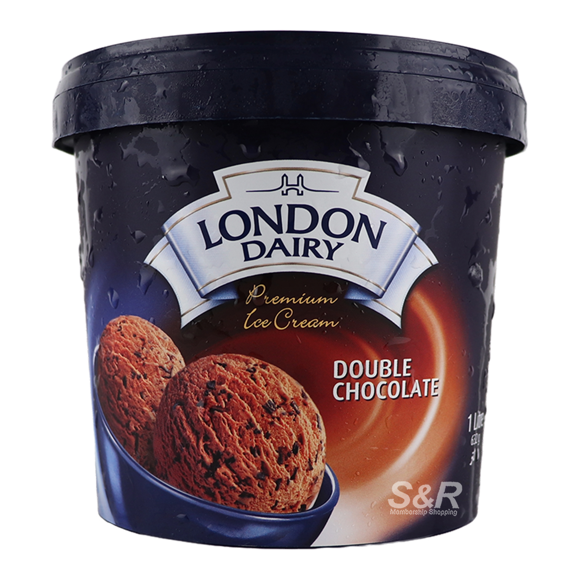 London Dairy Premium Ice Cream Double Chocolate 1L